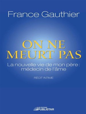 cover image of On ne meurt pas